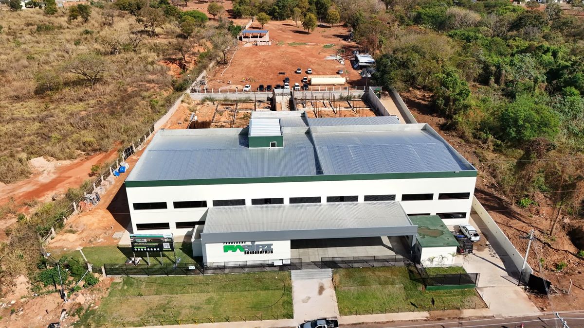 Vista aérea de obra institucional entregue pela Masocon em Rondonópolis